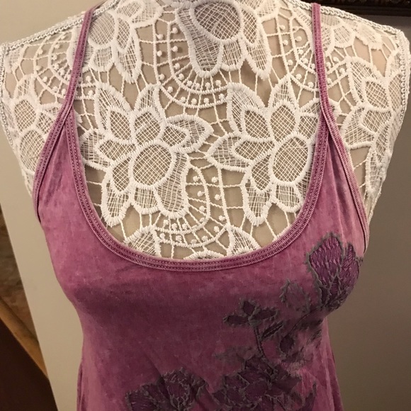 Mandee’s Purple Embroidery Flower Top - Picture 7 of 8
